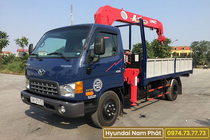 Xe Tải Hyundai HD99 Gắn Cẩu Unic 3 Tấn URV345